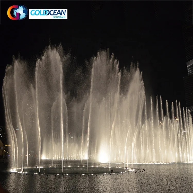 China Factory Supply Stainless Steel Pond Dry Floor Musical Dancing Fountain
