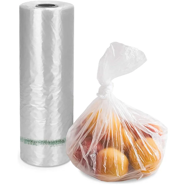 Vegetable Roll Bag Packaging Hdpe Clear Grocery Plastic Bag making machine