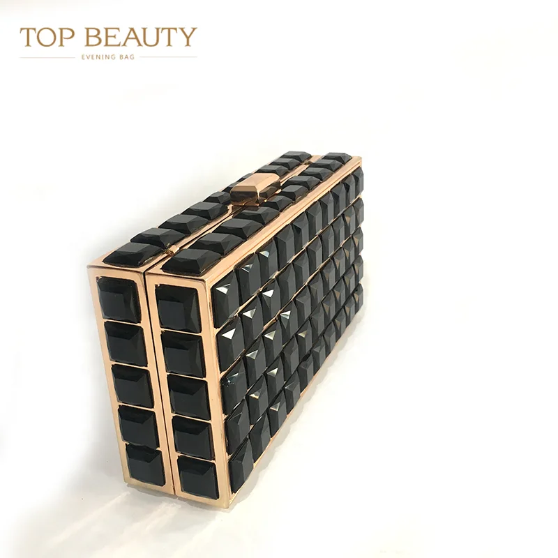 
New Design Fashion ladies acrylic shoulder bag clutch Bags For Dinner satin acrylic evening bag metal clutch bag evening women 