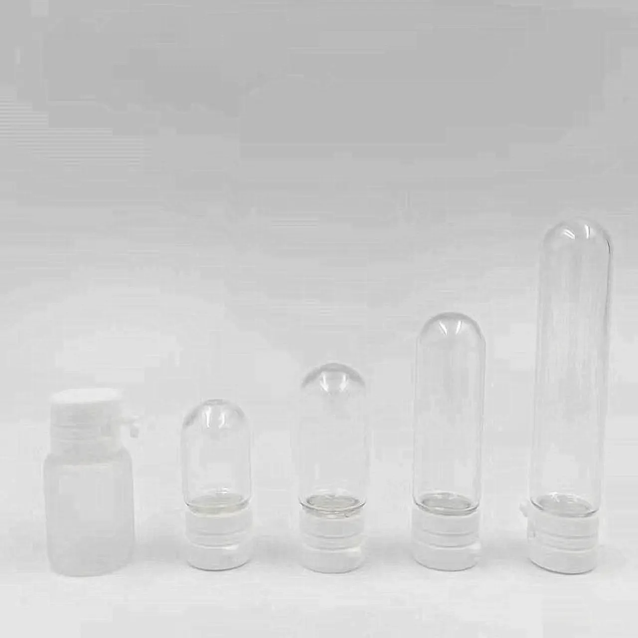 Empty  Portable 1ml 2ml 3ml 5ml Cosmetic Natural Anti-acne Essence Serum Glass Ampoule Bottle With Tear-off Easy Pulling Cap