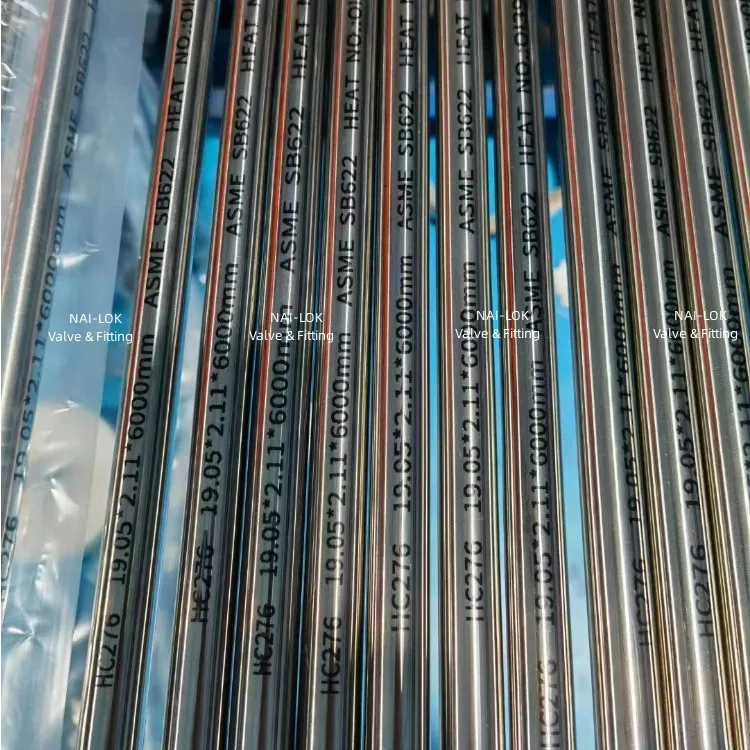 1/8 inch Hastelloy HC276 Electro-polishing Seamless Tubing and ASME SB622 1/4 OD Bright Annealing Seamless Tube