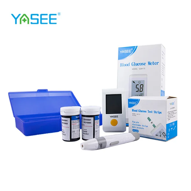 glucose flow meter glucometro con tiras y lanzetas glucose test meter