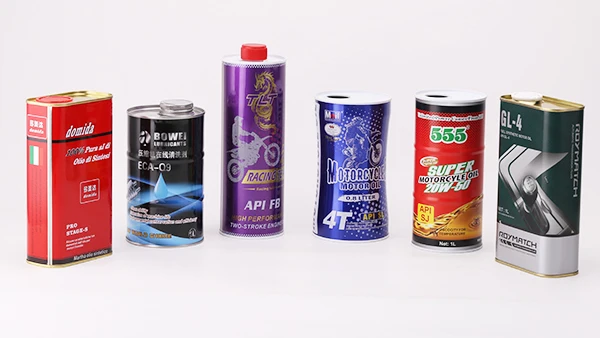 Factory Customized Label 1000ml Engine Oil Tin Can 1L Brake Oil Motor oil Metal Packaging