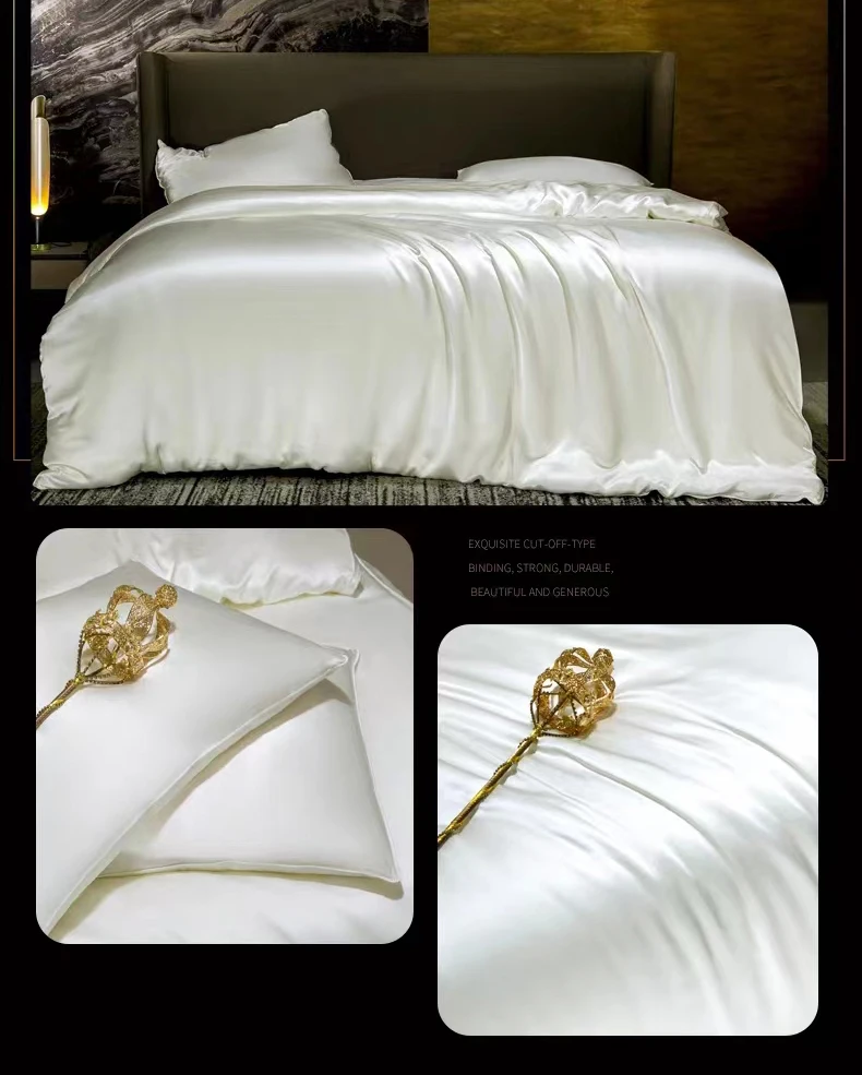 Luxury Soybean Silk Floss Microfiber Quilt Set Organic Cotton Bedding Quilts Duvet Set
