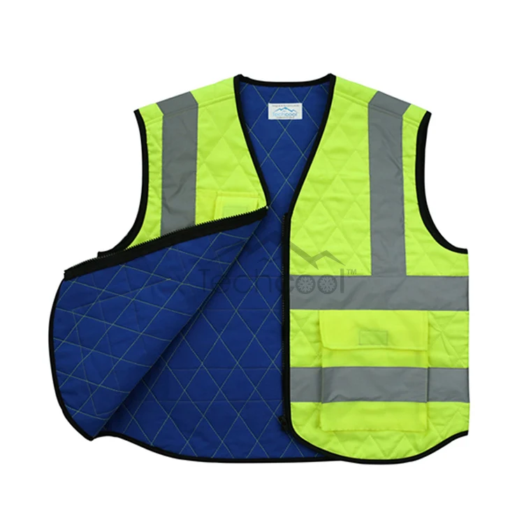 Techcool Summer Wokers Cooling Vest Body Cooling Safety Vest