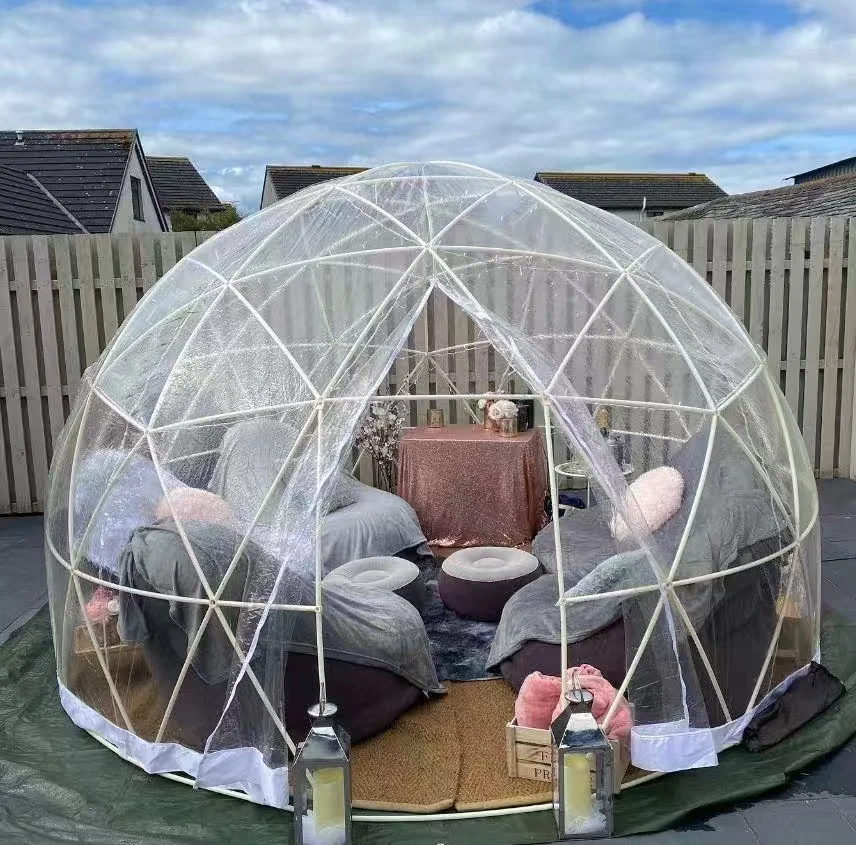 spherical house glamping tents camping outdoor waterproof pvc dome dome house glamping glamping house luxury