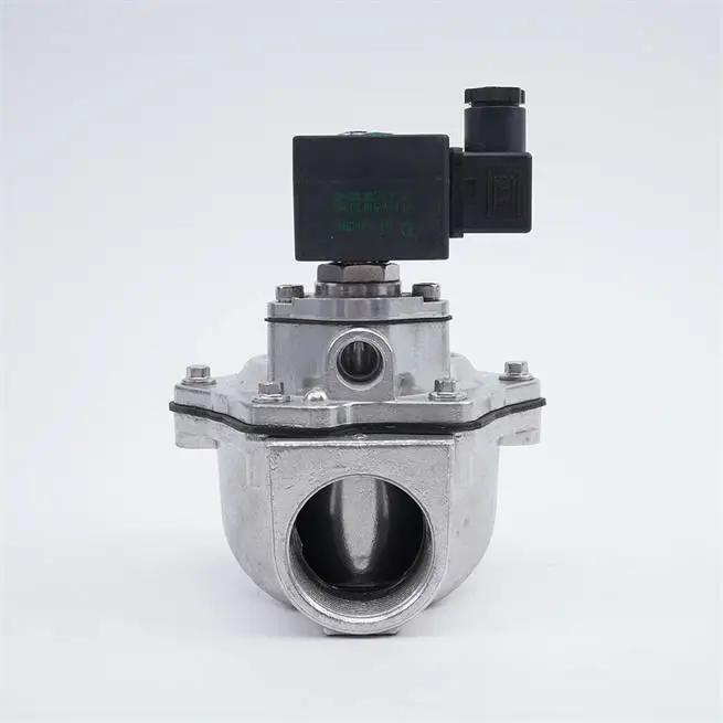 DMF-Z-40S 1-1/2' Threaded Right Angle Dust Collector Solenoid Pulse Jet Diaphragm Valve for Baghouse
