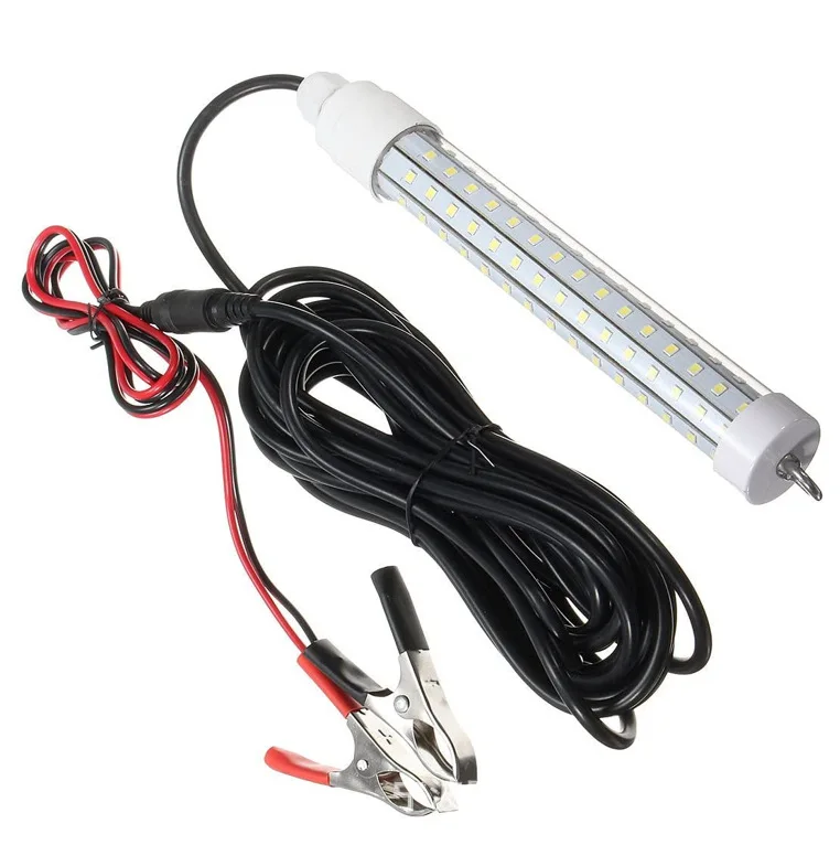 Top Quality Waterproof 216 LED  IP68 DC 12-24V  LED Submersible Fishing Light Underwater Fish Finder Bulb Lamp
