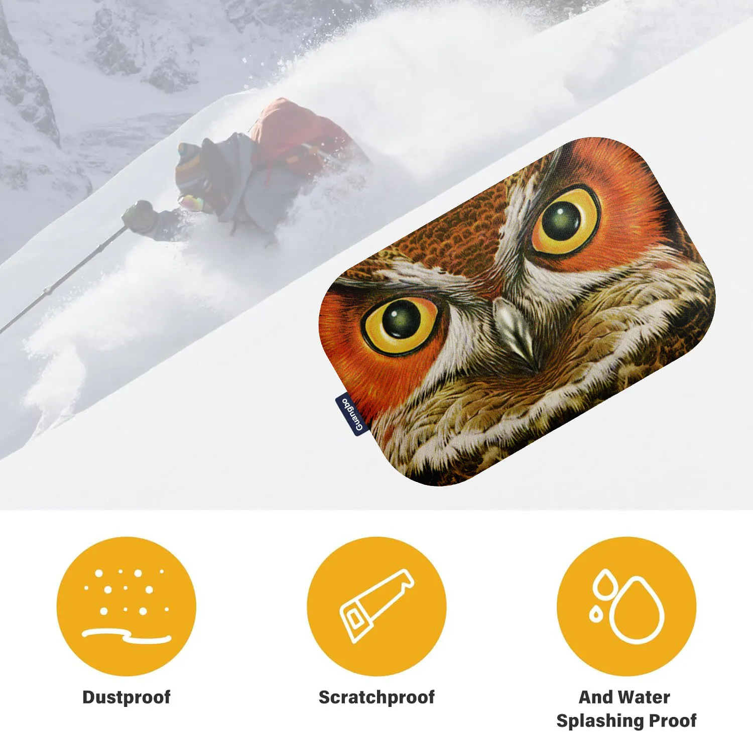 Custom Spandex Cover Skiglasses Ski Goggle Covers Recycled Material Rpet Microfiber Protective For Ski Goggles