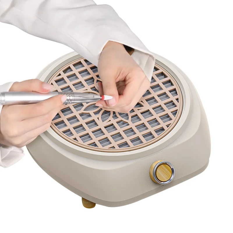 100W Nail Dust Collector Powerful Vacuum Fan Extractor Electric Dust Suction Machine with Reusable Filter for Nail Salon