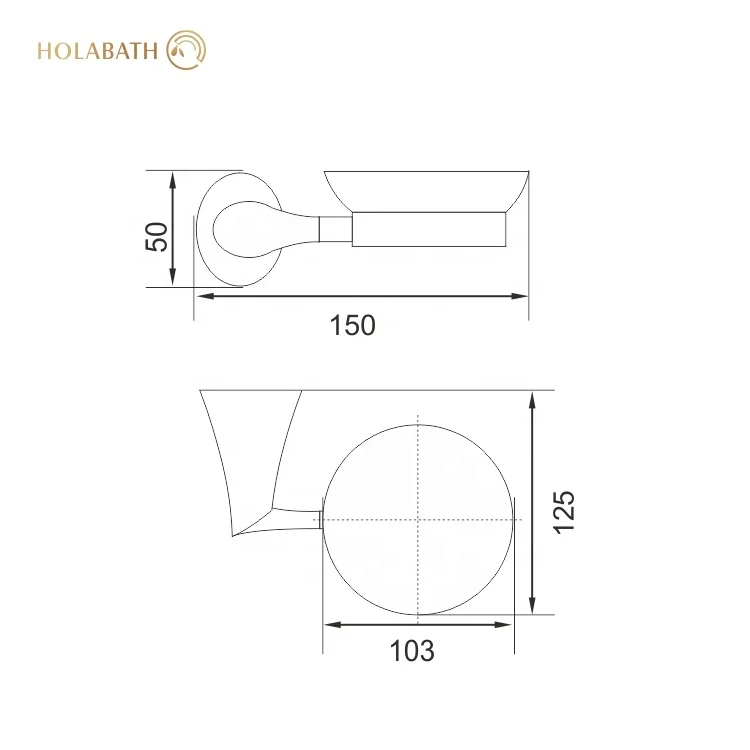 Wholesale Popular Hotel Square Handmade OEM ODM Soap Dish For Bathroom Accessory soap holder