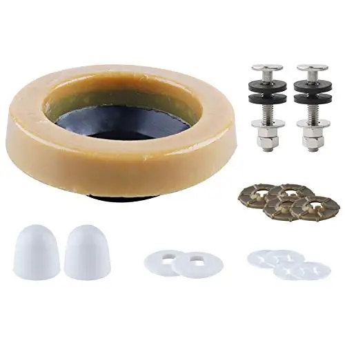 universal size   toilet flange ring closestool universal anti-leak with toilet bolts iron with brass toilet flange sealing ring
