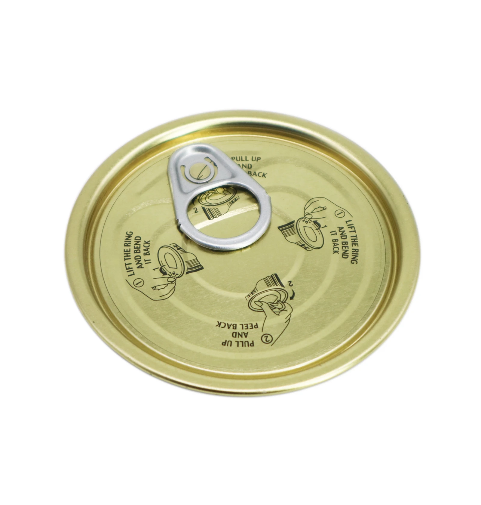 401 round easy open TFS EOE lid for food can
