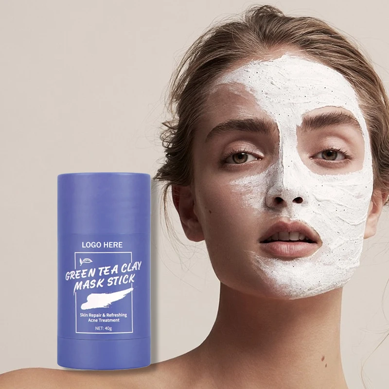 Хит продаж глиняная маска из натурального зеленого чая