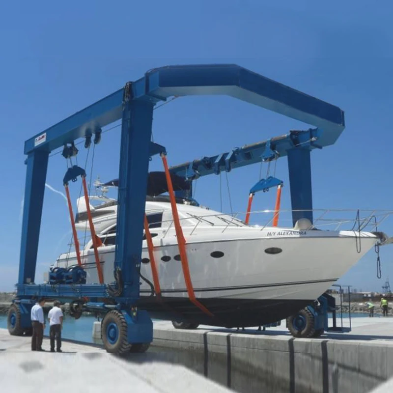 High quality 400 ton 150 ton 200 ton hoist boat crane travel lift factory with good price