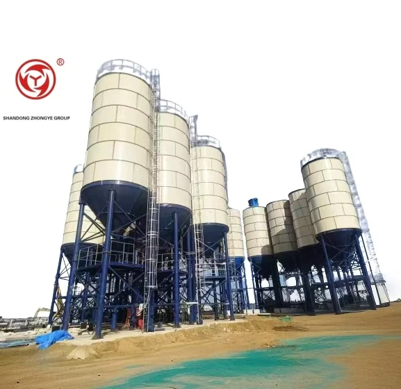 50ton to 500ton bolted cement silo cement storage silos for Stabilized Soil Mixing plant and PLD batching machine
