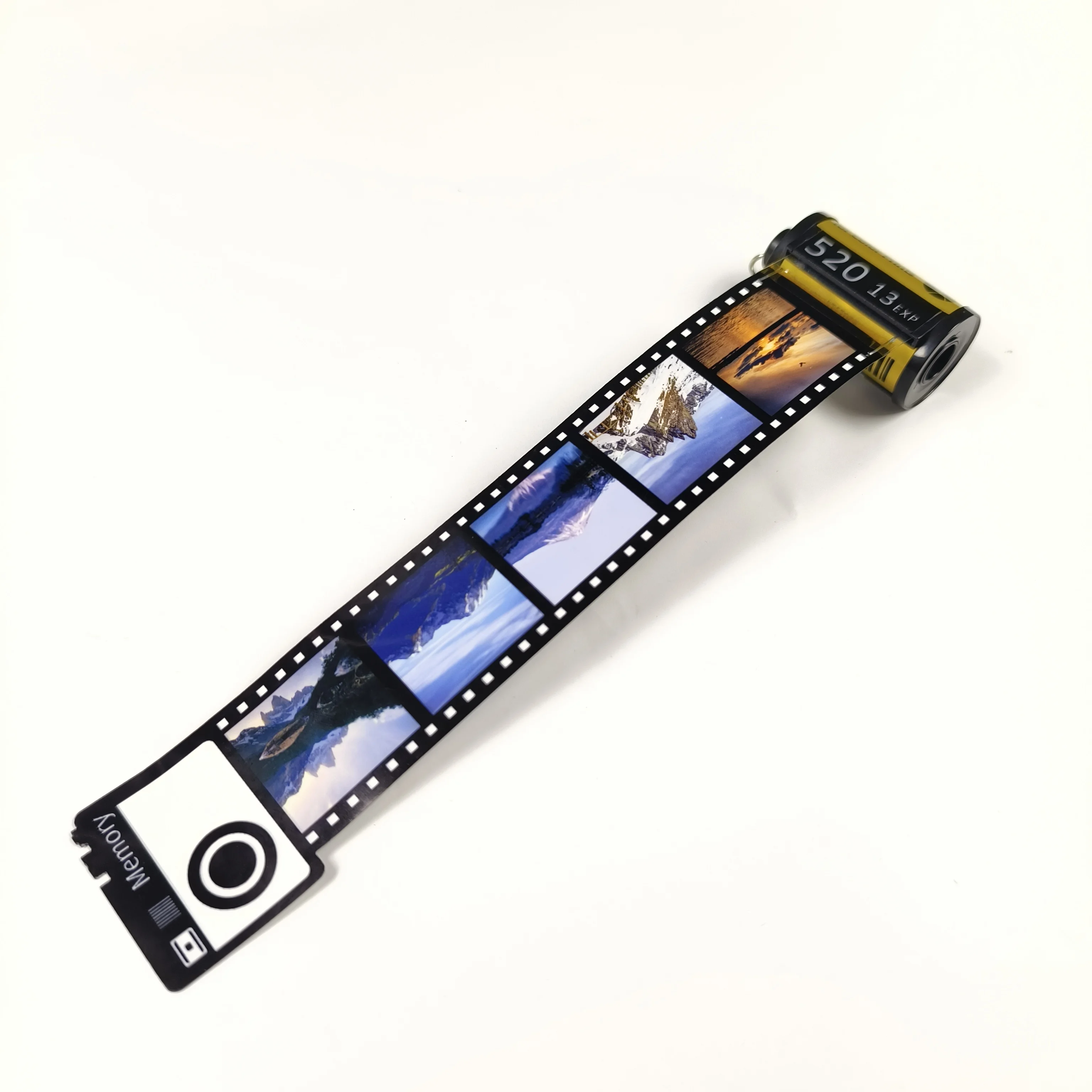 Personalized Custom Memory Photo Camera Film Reel Roll sublimation Keychain