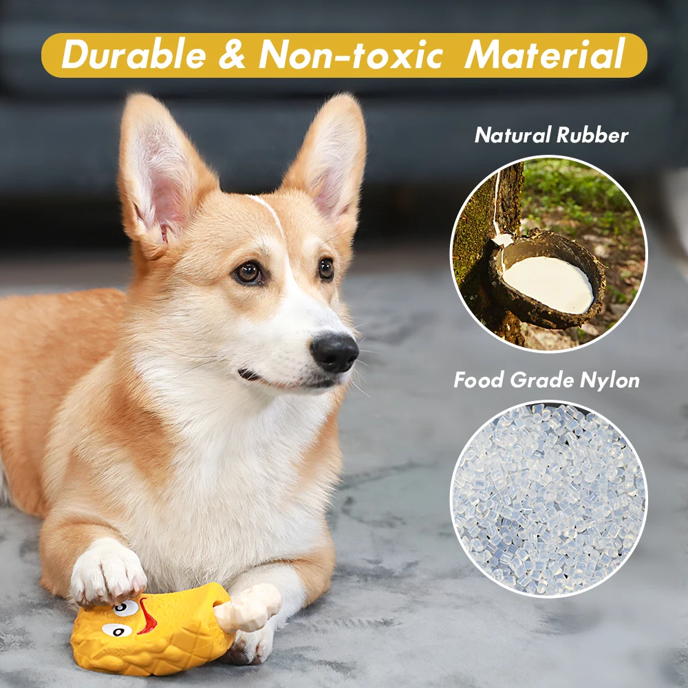 Outdoor Interactive Toy Raw Meat Series Rubber Dog Chew Toy Pet Product Pet Supply Pet Toy