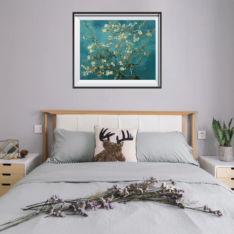 
Paint by Numbers Wall Art Canvas 5d Plant Diamond Painting for Living Room Wall Canvas Diamond Printing 