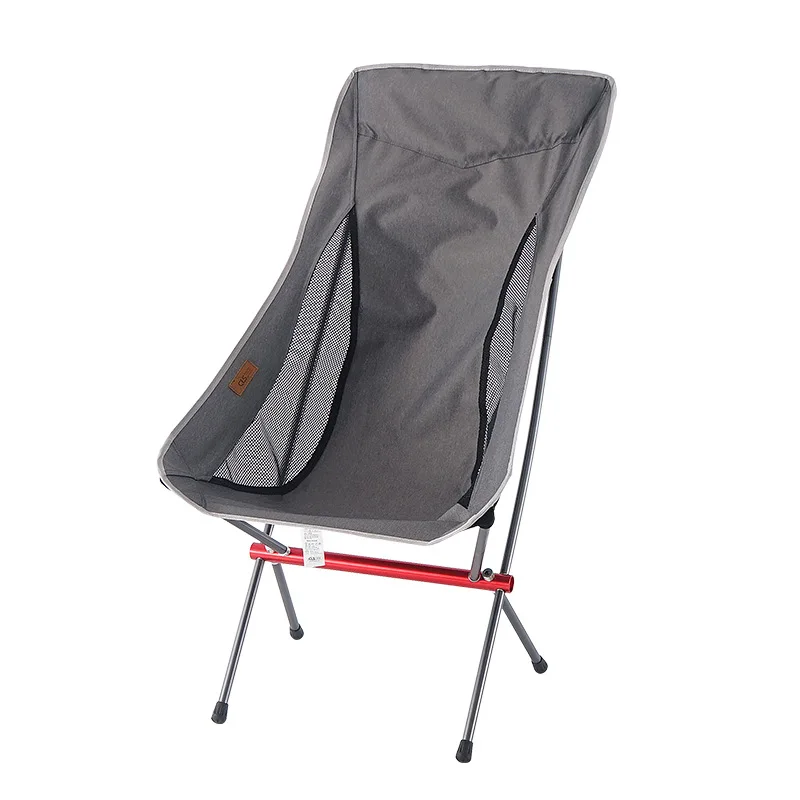 New Design Outdoor Portable High Quality Oxford Cloth Gray/black Folding Fishing Chair for Camping  Fishing Picnic