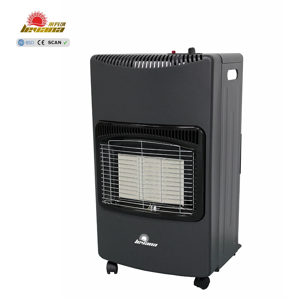 2023 Factory Wholesale Mobile Radiant Flame Gas Heater Infrared Heating Ceramic Gas Room Heater for Living Room