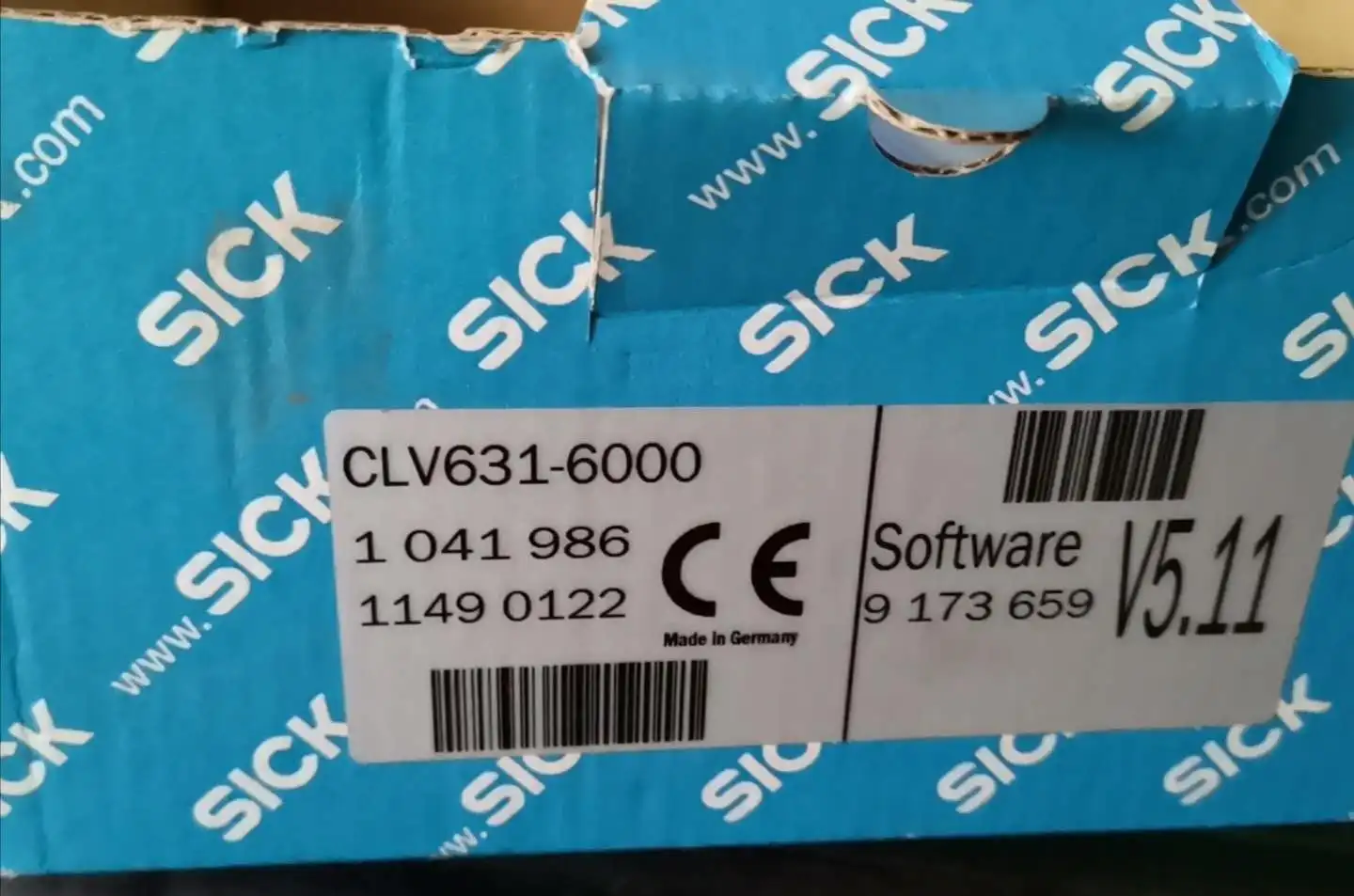
Original And New Sick CLV631-6000 Fixed mount bar code scanners CLV63x CLV631 