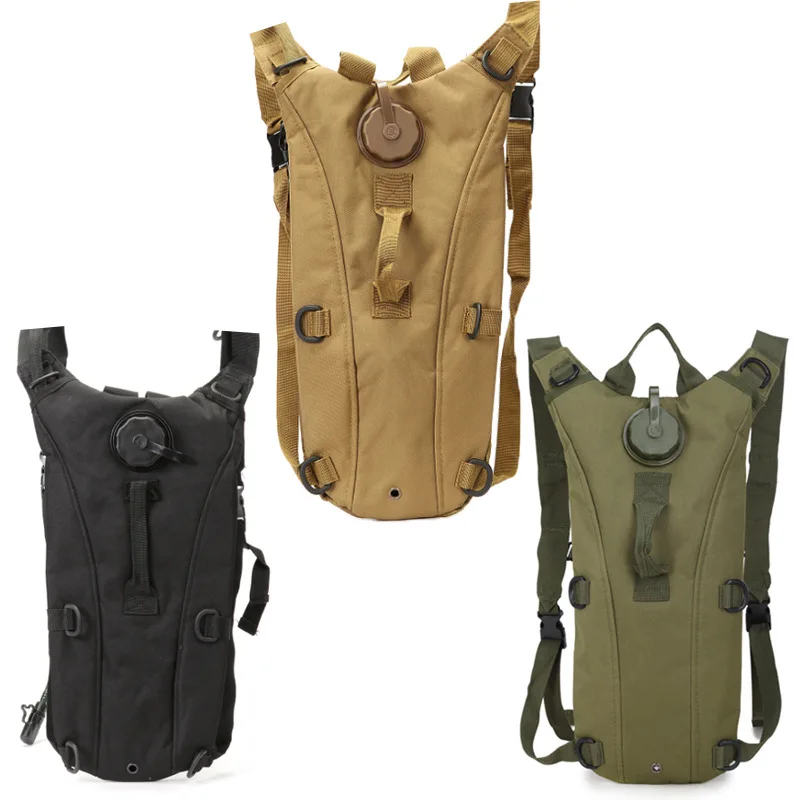 Custom Outdoor Camping Hiking Use 3L Capacity Waterproof Hydration Pack Backpack with water storage bladder