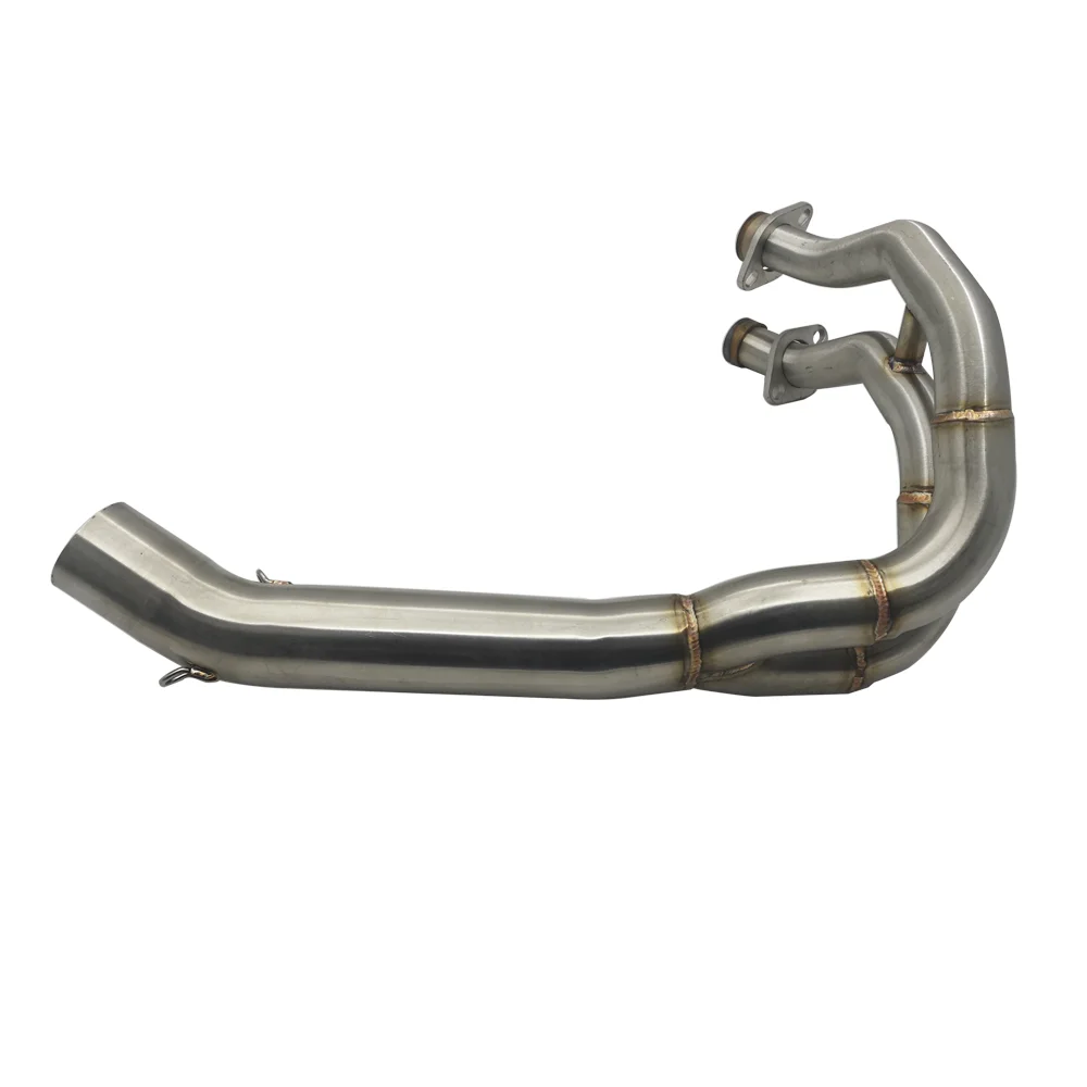 MT07 спереди выхлопной трубы мотоцикл выхлопной изменение передняя Труба скольжения на глушитель выхлопных газов для MT-07 FZ-07 MT07 XSR700 2014-2019