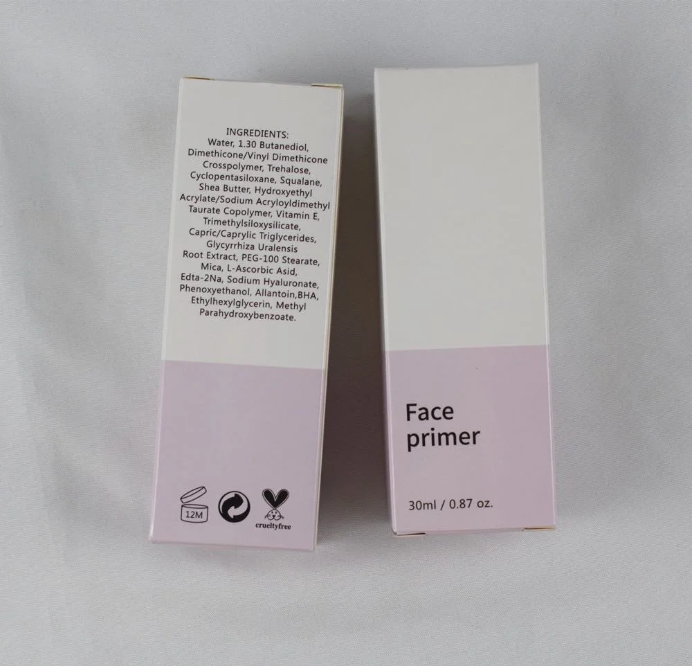 Private Label Makeup Primer Oil Control Cruelty Free Base Cream Long Lasting Matte Face Primer