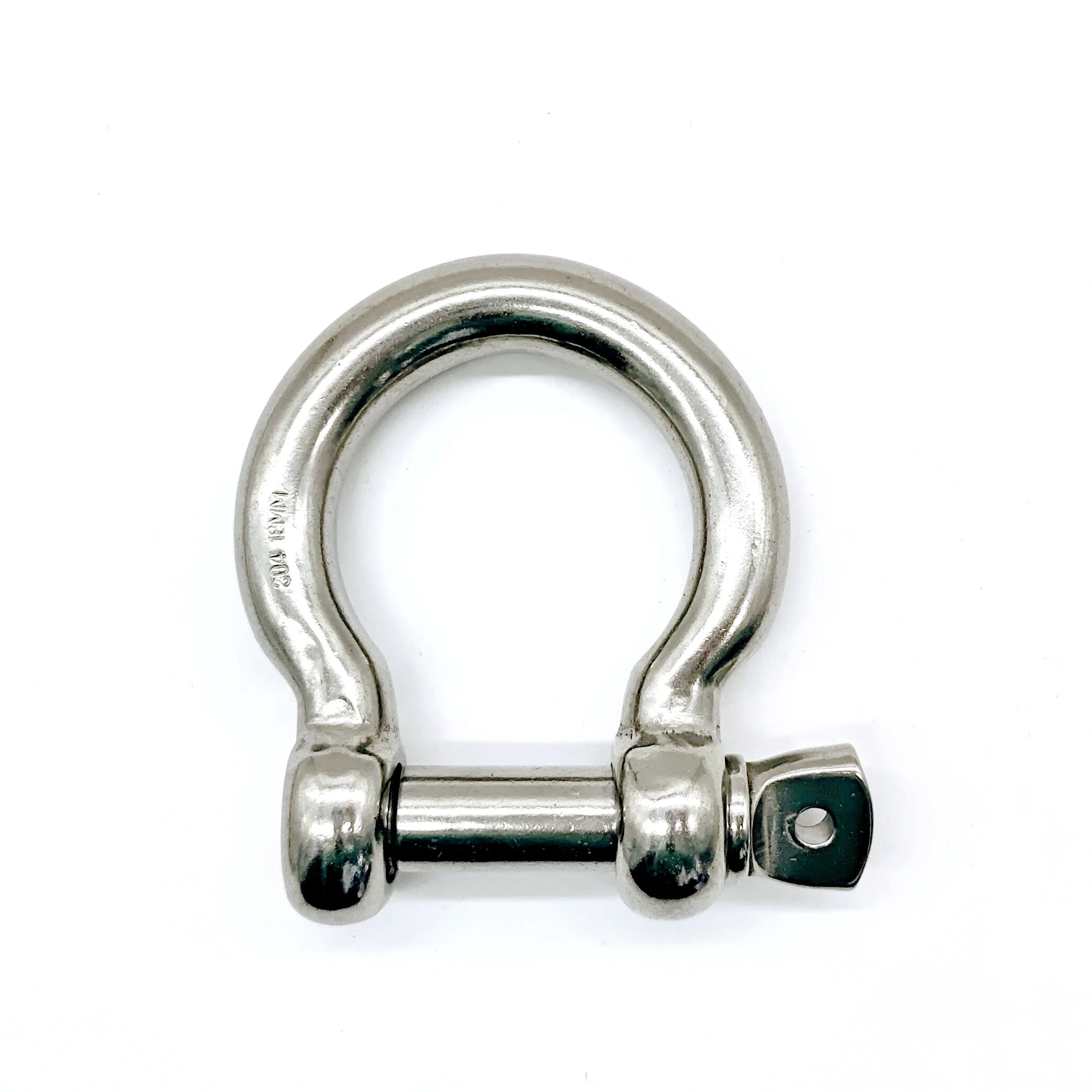 304 / 316 Stainless Steel European Type Bow Shackle with Screw Pin