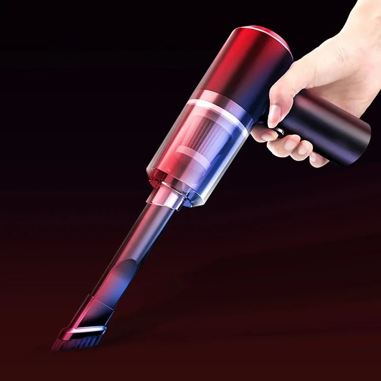 Wireless Car Duct Mini Wireless Charging Car Mini Vacuum Cleaner  Portable