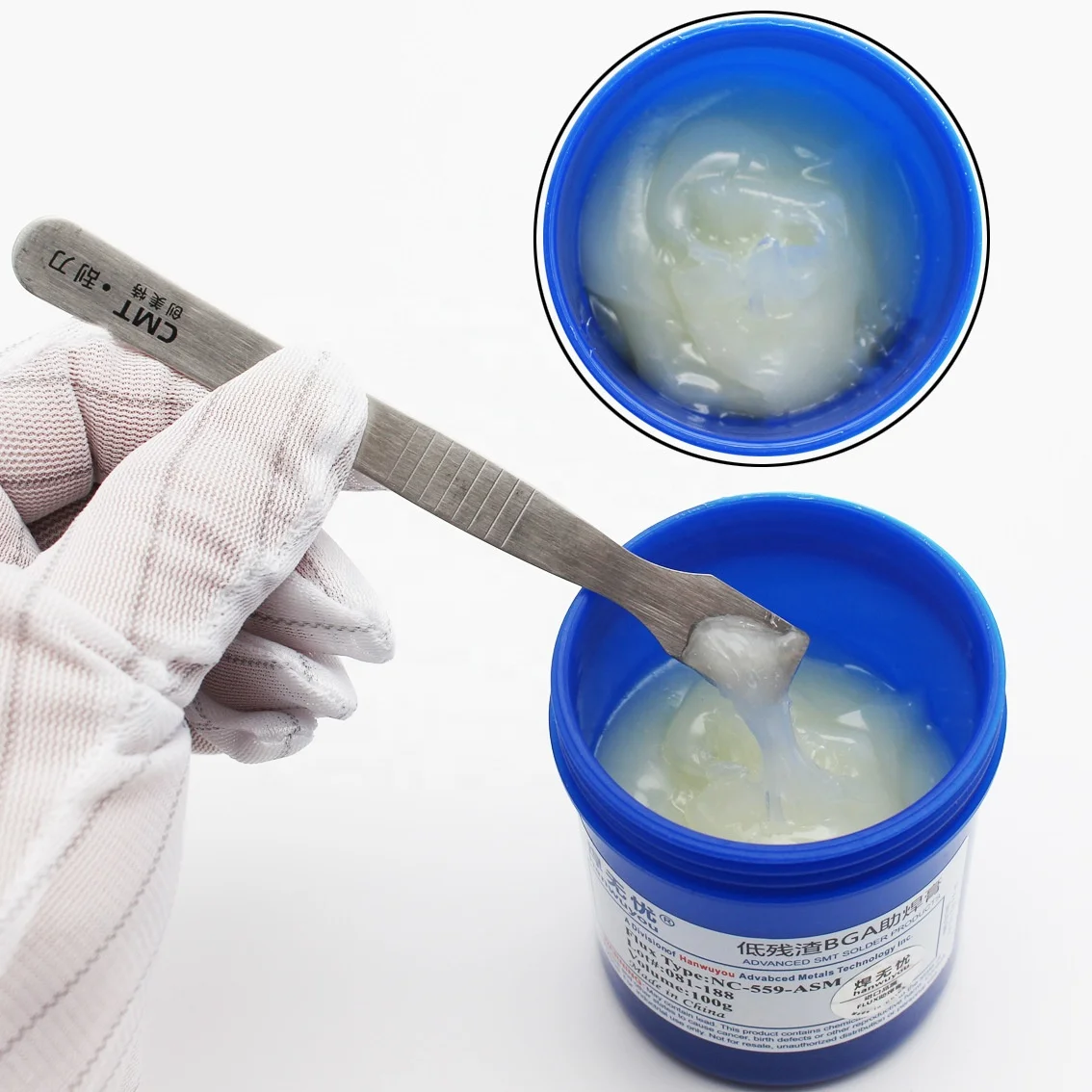 High Quality NC-559-ASM 100g Lead-Free Solder Flux Paste For SMT BGA Reballing Soldering Welding Repair Paste