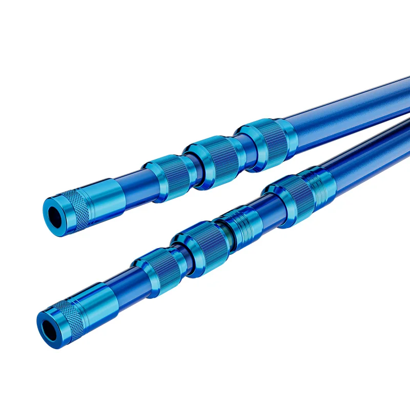 Wholesale Aluminum Telescopic Pole Handle Tackle Diddle-net Mesh Crab Foldable Crabbing Net Fishing Landing Net