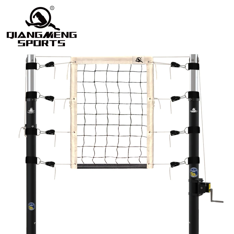 Aluminum volleyball post spring bolt is convenient to lift and lower, professional and high-quality volleyball poles
