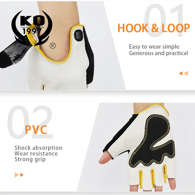  Sport cowhide leather cycling MTB gloves road bicycle