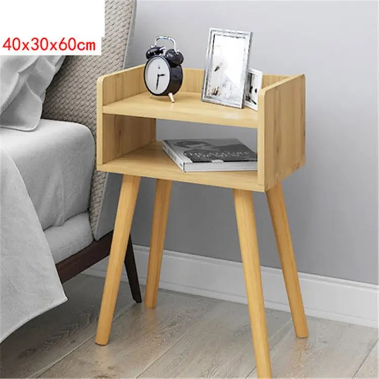 YQ JENMW E1Plate Bedside Table  Nordic Simple Modern Small Coffee Table Living Room Creative Square Small Table