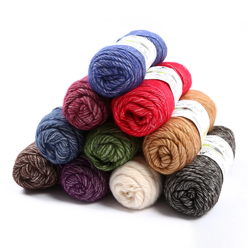 Zenglong 100g 1.5S 2ply изготовленный на заказ из акрила и хлопок смешанная пряжа окрашенная необычные для ручного