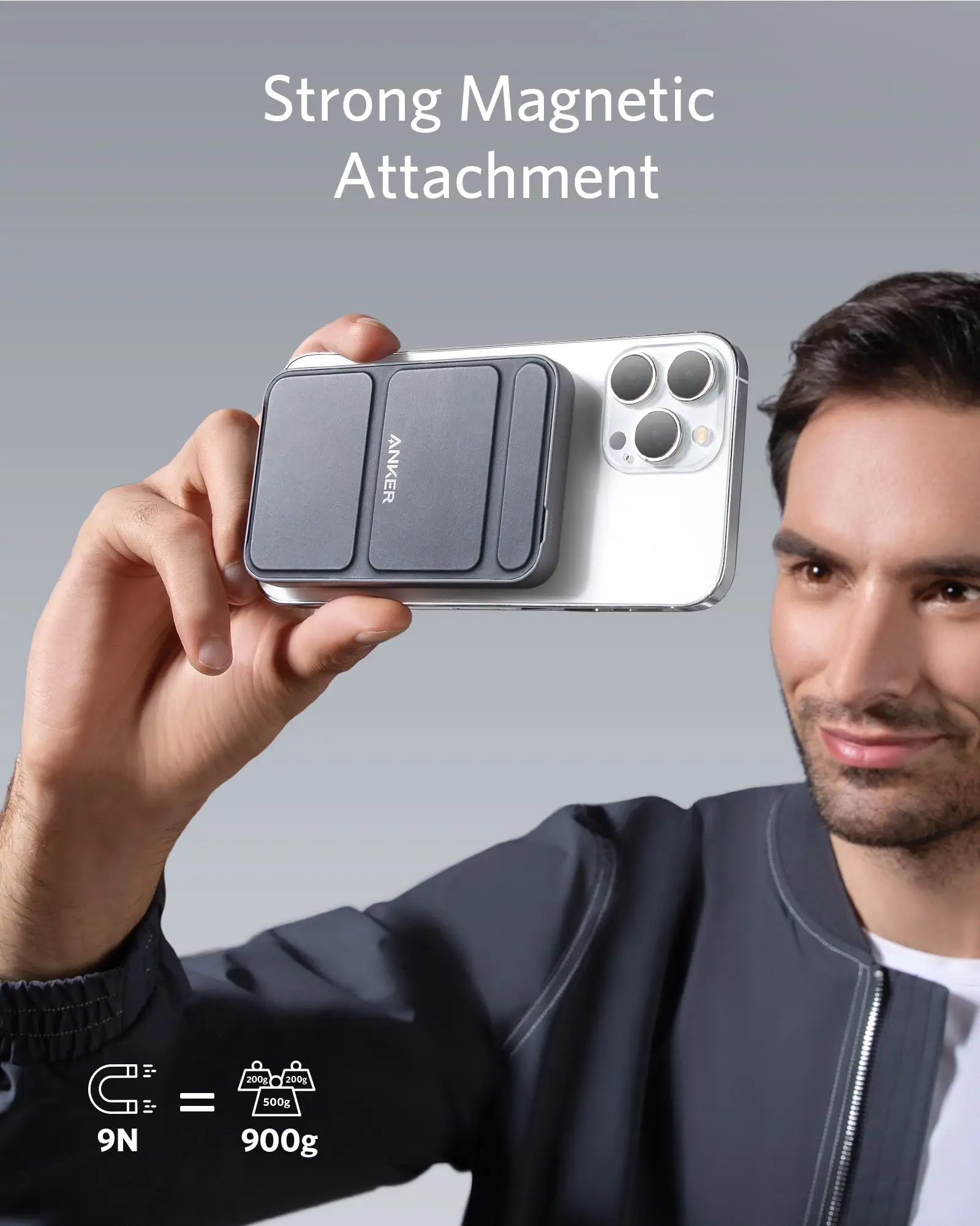 Anker powerbank 622 Magnetic Battery (MagGo) 5000mAh magnetic auxiliary battery wireless portable charger magnetic power bank