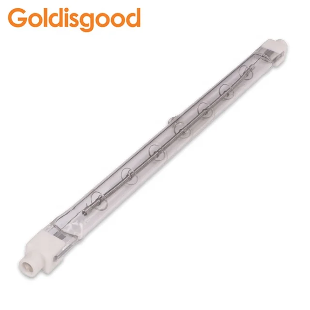 300w-500w Tungsten IR Quartz Glass Lamp Halogen Heater Infrared Heating Tubes for Poultry and Farm