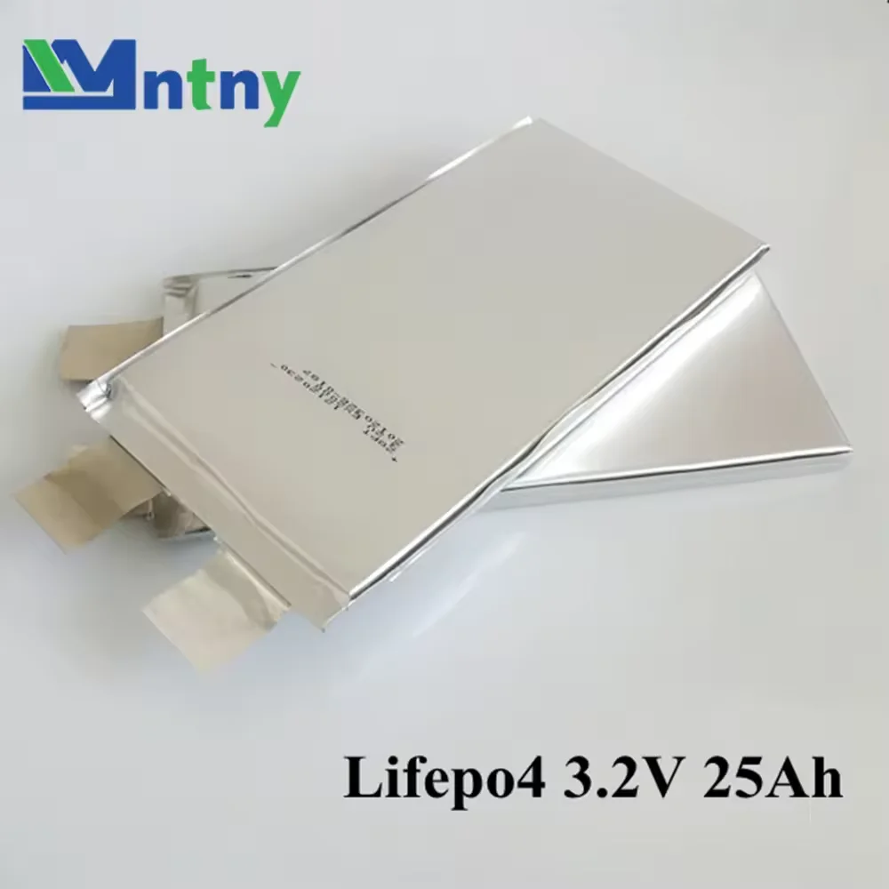 CNNTNY LiFePo4 3.2V 25AH Lithium Polymer Battery Cell for electric motorcycle solar light energy storage
