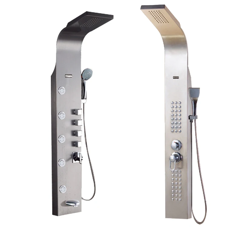 Constant Water Outlet Shower Panel 304 Stainless Steel Material Functions shower panel series