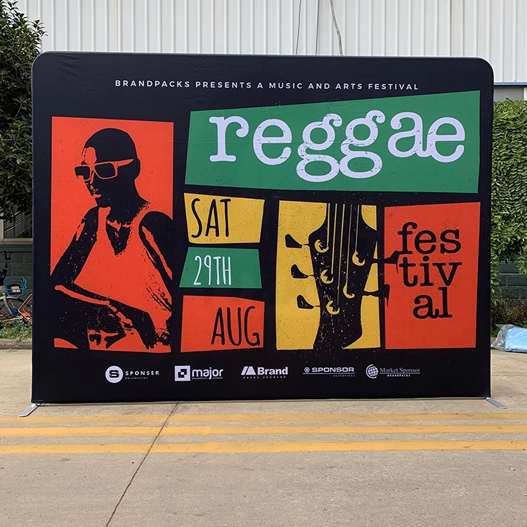 2.3 m height and 2.3 m width Display Stand Exhibition Booth Pop Up Banner