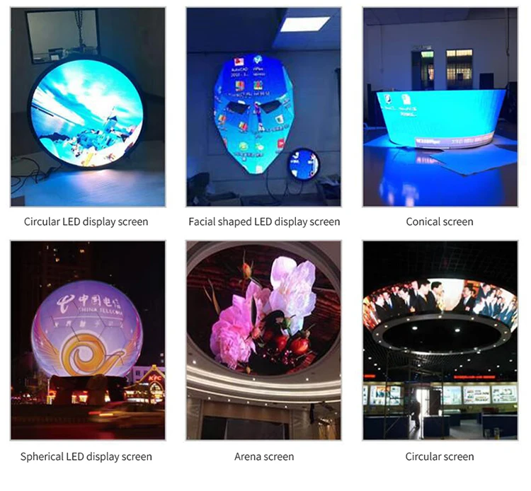Full Color creative LED sphere display P1.8 P2 P2.5 P3 P4 360 degree large round ball indoor outdoor sphere led display screen