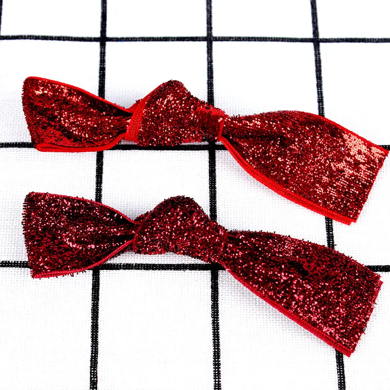 Оптовая продажа с фабрики, детские головные уборы, аксессуары, бархатная лента, бант, Блестящая лента, Полиэтиленовая Флокированная бархатная лента