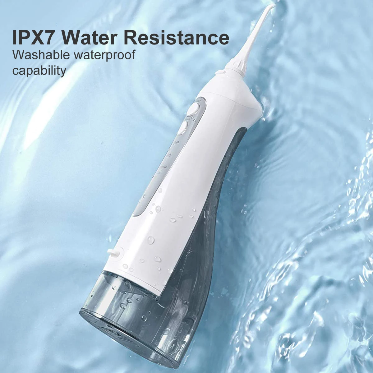 OEM 300ml Electric Oral Irrigator Teeth Cleaning Cordless Travel Water Pick Dental flosser with Bag Portable Water Flosser