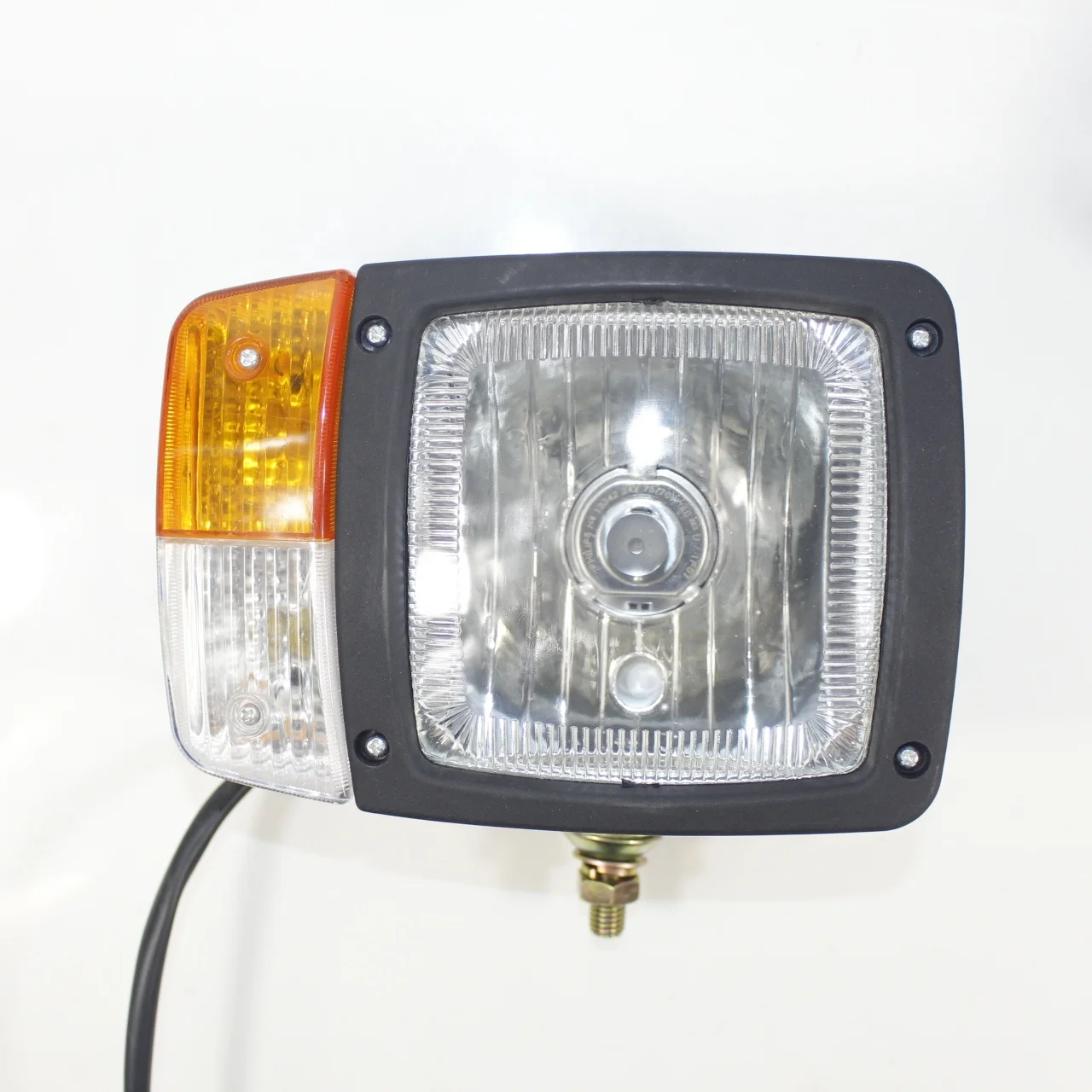 2Pcs Front Forklift Lights 24V Forklift Lamp Turn Signal Halogen Headlight Truck Work Light Lighting