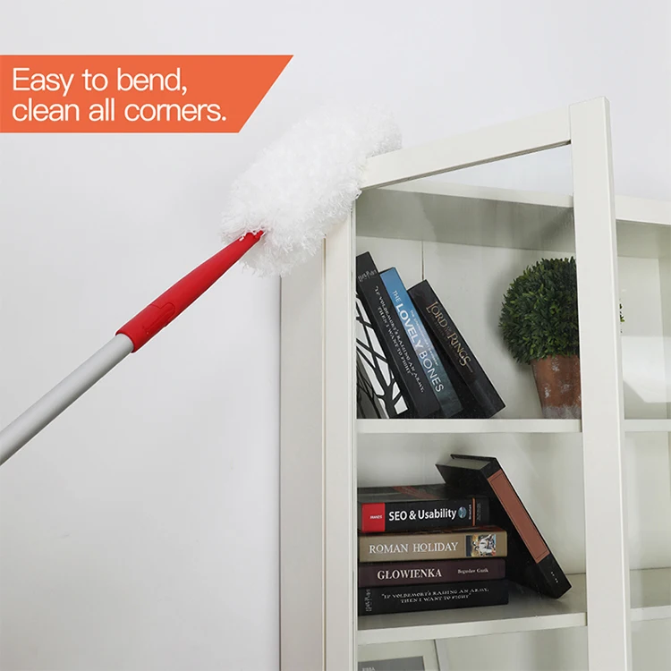 BOOMJOY car microfiber flexible duster household handle duster