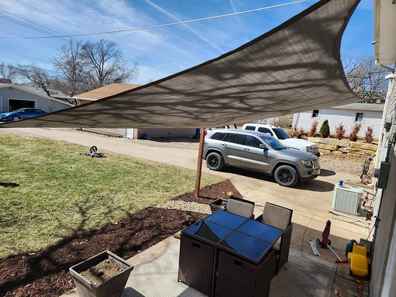 Shade Net Garden Carport Sun shade sail & Net Shadow Sail Car Parking Shade Net