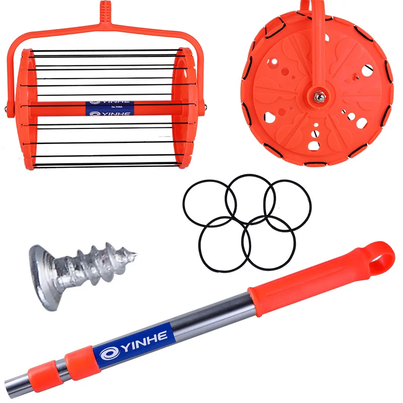 yinhe drum type table tennis ball collector retractable ball collector stainless steel material