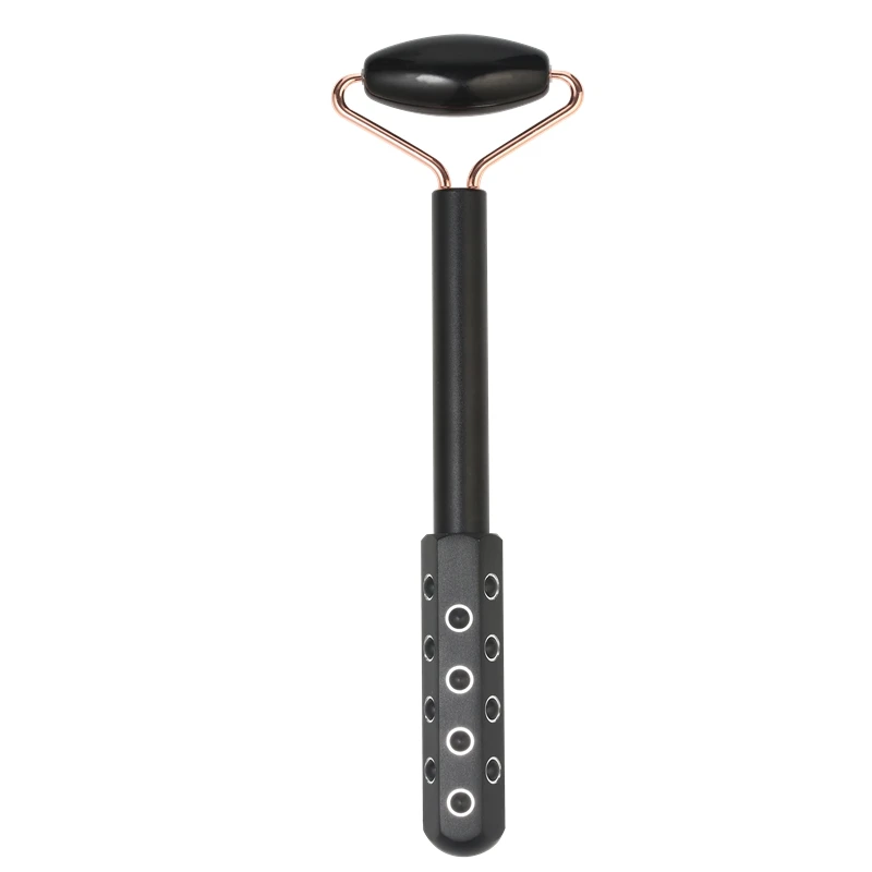 
black quality quartz skin care custom logo high quality cheap different type of jade roller 